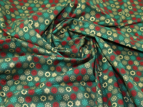 Deadstock 100% Cotton Fabric Bottle Green