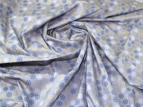 Deadstock 100% Cotton Fabric Grey