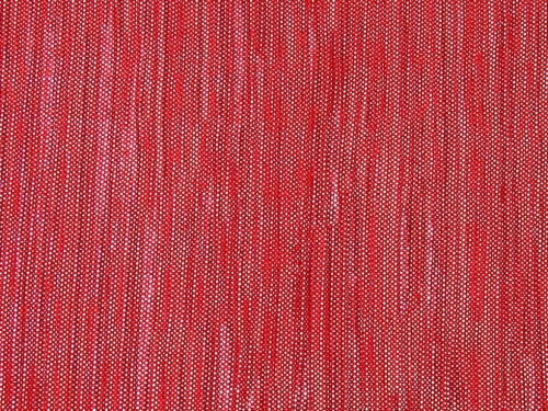 Deadstock Metallic Pleated Plisse Stretch Knit Fabric Red & Silver