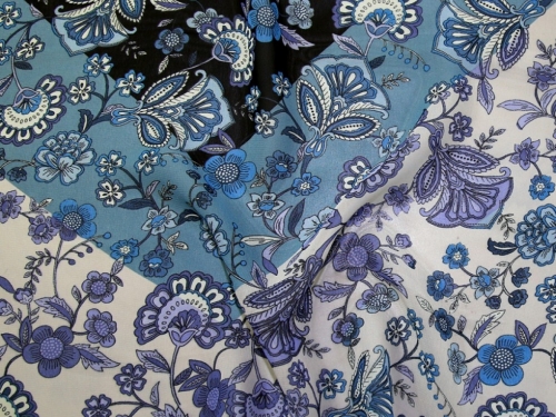 Deadstock Sheer Chiffon Fabric Purple