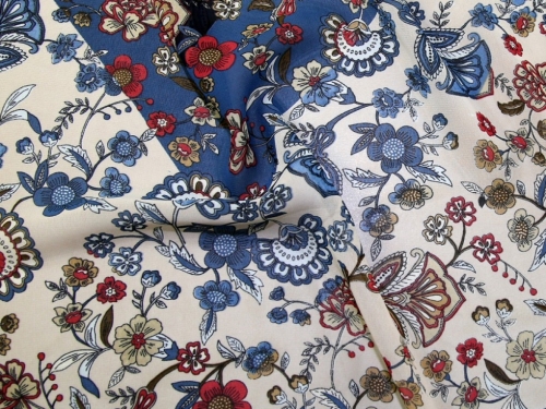 Deadstock Sheer Chiffon Fabric Wine