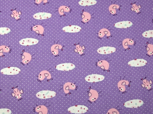 Deadstock 100% Cotton Fabric Lilac