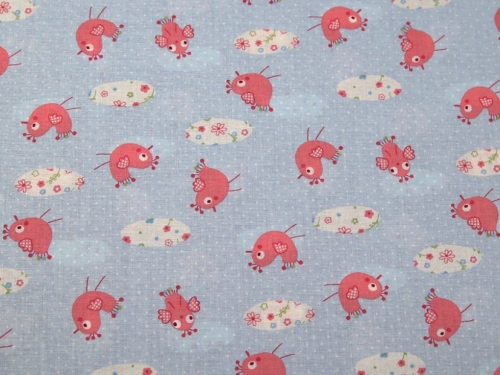 Deadstock 100% Cotton Fabric Sky Blue