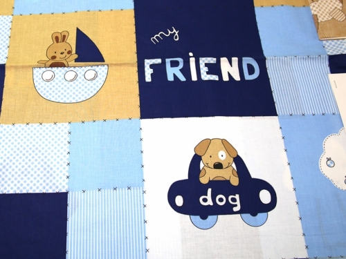 Deadstock 100% Cotton Fabric Blue