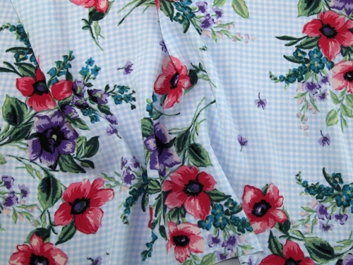 Deadstock Polyester Georgette Fabric Sky