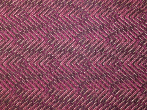 Deadstock Metallic Woven Brocade Fabric Magenta