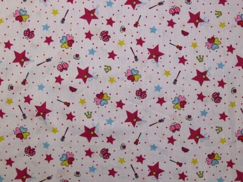 Deadstock 100% Cotton Fabric Pink