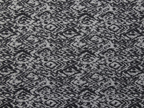 Deadstock Stretch Woven Jacquard Fabric Black