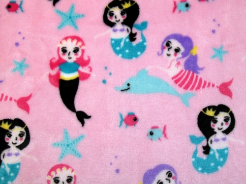 Deadstock Plush Cuddle Fleece Fabric Pink