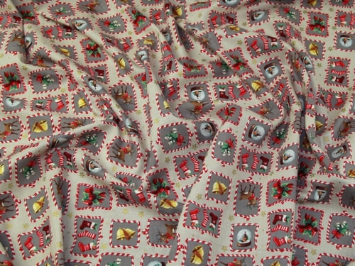 Deadstock 100% Cotton Fabric Beige