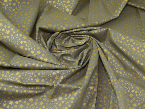Deadstock 100% Cotton Fabric Grey
