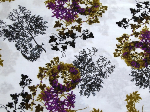Deadstock Cotton Poplin Fabric Purple