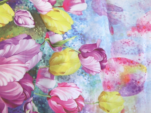 Deadstock Sheer Chiffon Fabric Sky