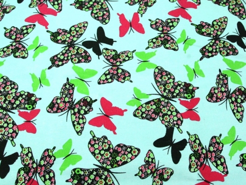 Deadstock Cotton Canvas Fabric Mint Green