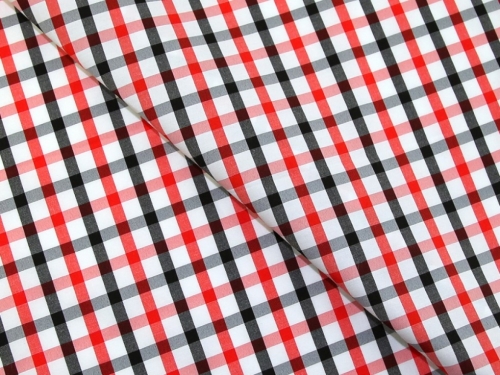 Deadstock Cotton Shirting Fabric Red