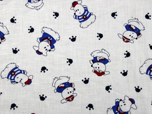 Deadstock 100% Cotton Fabric White