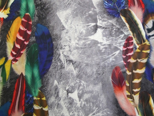 Deadstock Polyester Georgette Fabric Grey