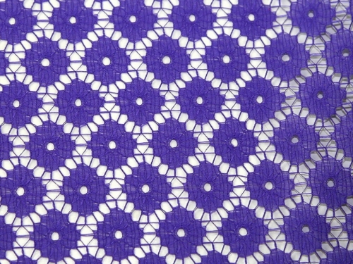 Deadstock Dutch Lace Fabric Purple