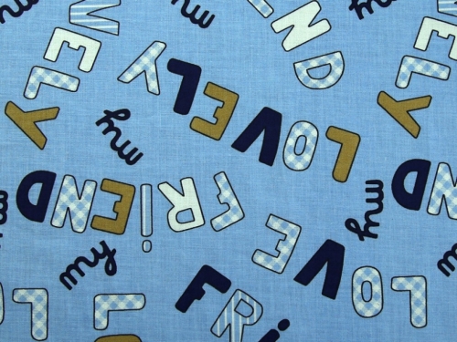 Deadstock 100% Cotton Fabric Sky Blue