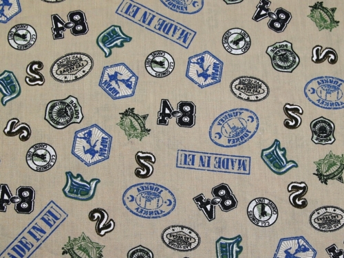 Deadstock 100% Cotton Fabric Beige