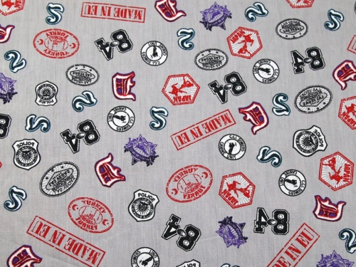 Deadstock 100% Cotton Fabric Grey