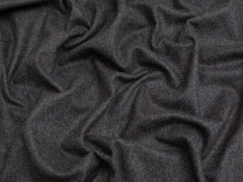 Minerva Core Range Melton Wool Blend Coating Fabric Grey