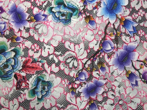 Deadstock Microfibre Smooth Crepe Fabric Pink