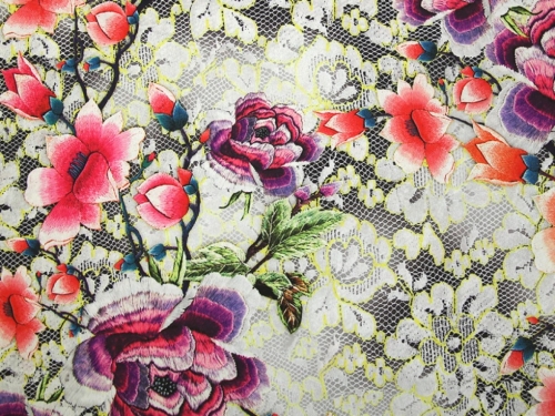 Deadstock Microfibre Smooth Crepe Fabric Yellow