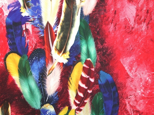 Deadstock Microfibre Smooth Crepe Fabric Red