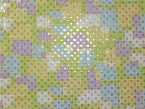 Deadstock Sequin Mesh Fabric Yellow