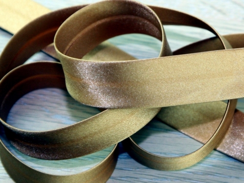 Prym Duchesse Satin Bias Binding Tape Honey