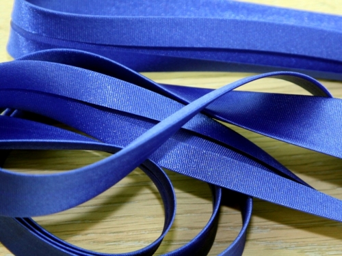 Prym Duchesse Satin Bias Binding Tape Royal Blue