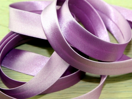 Prym Duchesse Satin Bias Binding Tape Orchid Lilac