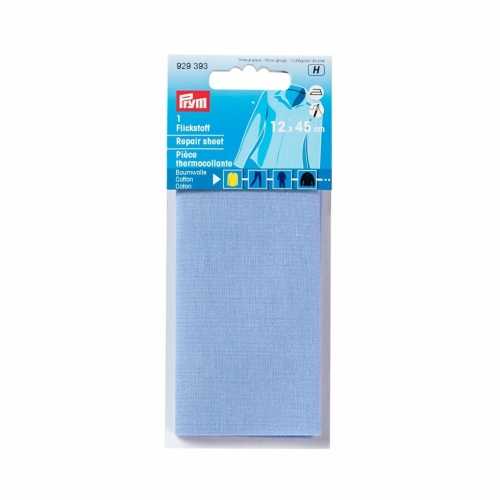 Prym Cotton Repair Sheet Sky Blue