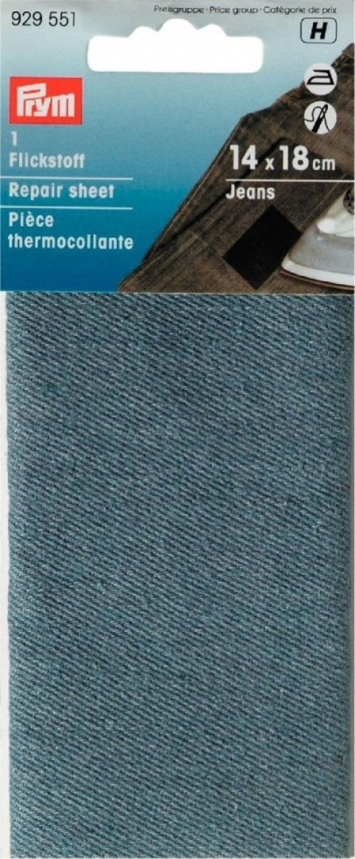 Prym Denim Repair Sheet Light Blue