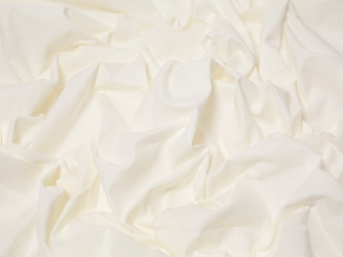 Minerva Core Range Polycotton Sheeting Fabric Ivory