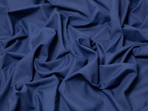 Minerva Core Range Polycotton Sheeting Fabric Navy Blue