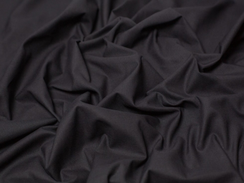 Minerva Core Range 100% Square Cotton Fabric Black