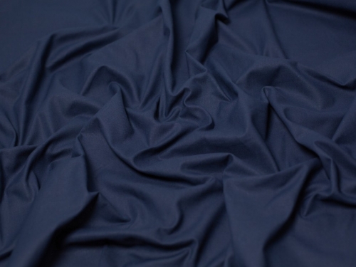 Minerva Core Range 100% Square Cotton Fabric Navy Blue