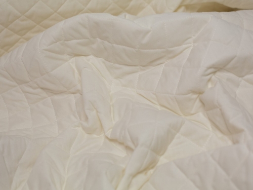 Minerva Core Range Quilted Polycotton Fabric Cream