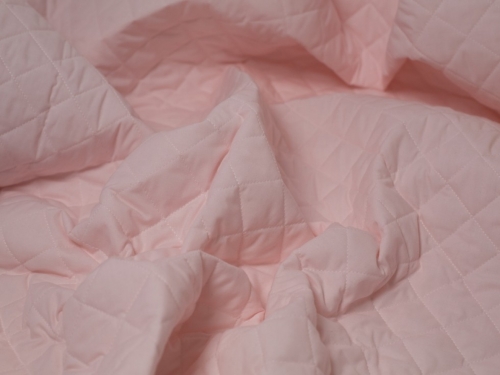 Minerva Core Range Quilted Polycotton Fabric Light Pink