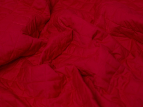 Minerva Core Range Quilted Polycotton Fabric Red