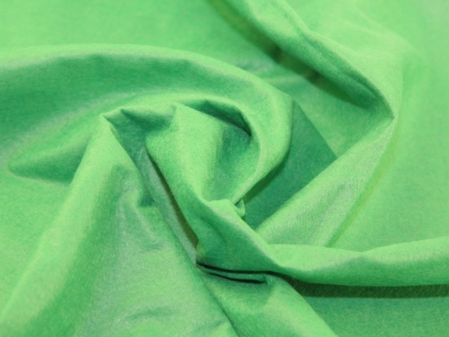 Deadstock Wool Felt Fabric Apple Green