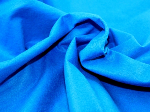 Deadstock Wool Felt Fabric Peacock