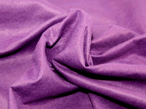 Deadstock Wool Felt Fabric Purple