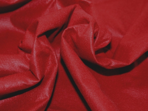 Deadstock Wool Felt Fabric Wine