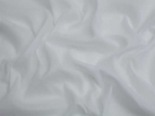 Minerva Core Range Indian Butter Muslin Fabric White