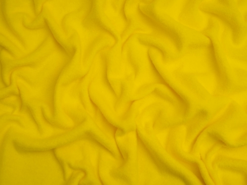 Minerva Core Range Polar Fleece Fabric Bright Yellow