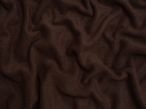Minerva Core Range Polar Fleece Fabric Dark Brown