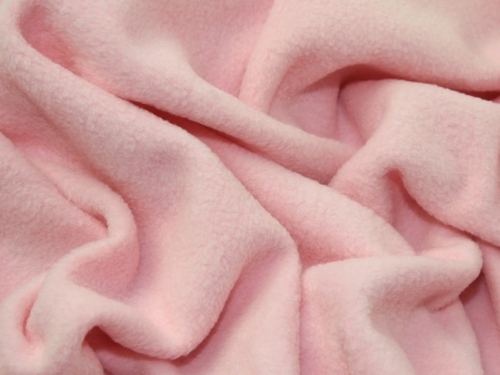 Minerva Core Range Polar Fleece Fabric Light Pink